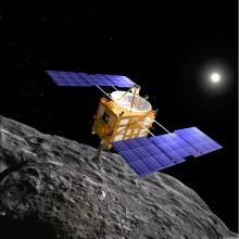 Artist's Concept of the Hyabusa (Muses-C) Spacecraft