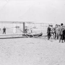 Wright Model A with Canoe