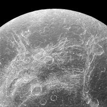 Chasms on Dione