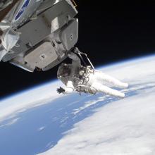 STS-130 EVA - International Space Station Cupola