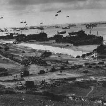 Barrage Balloons at Normandy