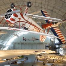 The Bucker Bu-133C Jungmeister at the Udvar-Hazy Center