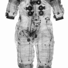 X-ray image of Alan Shepard’s Apollo 14 Spacesuit