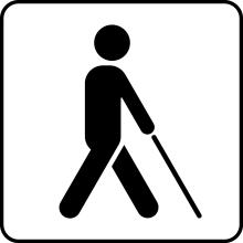 visually impaired symbol