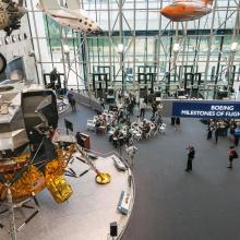 Image of the Lunar Module from the second floor. 