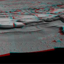 3D Anaglyph of Sandstone Outcrop