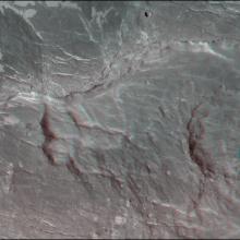 3D Anaglyph of Claritas Fossae Region