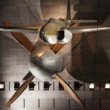 The Full Scale Wind Tunnel Fan on Display in the <em>Boeing Milestones of Flight Hall</em>