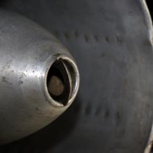 Close-Up View of the Pull Ring of the Jumo 004 B4 Turbojet Engine