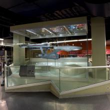 Star Trek Starship "Enterprise" Model on display in the Museum Shop