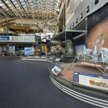 View of the New Boeing Milestones of Flight Hall 