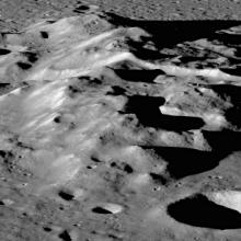 Rugged Mountains on the Moon