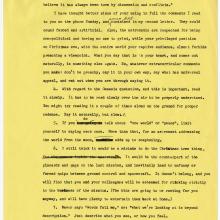 Letter from Simon Bourgin to Frank Frederick Borman II, dated December 13, 1995, discussing what Borman might say during the television broadcast during the Apollo 8 flight. 