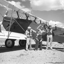 Army aviators pretend to be aerial drug smugglers in the late 1930s during a Coast Guard exercise.