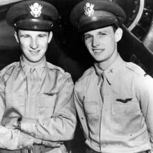 two men in military uniform