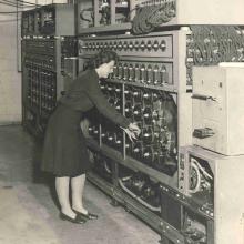 WAVES (Women Accepted for Volunteer Emergency Service) built and operated the U.S. Navy Cryptanalytic Bombe from 1943 to the end of World War II to solve the German 4-rotor Enigma