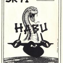 Poster of Habu, a viper snack. 