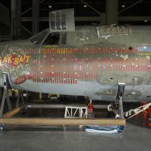 Flak-Bait in Restoration Hangar