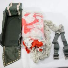 Packaged parachute set. 