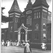 Early 1900s view of the Smithsonian’s Arts and Industries Building