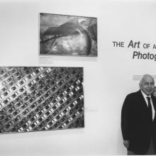 Art Lundahl, a pioneer in aerial reconnaissance photo interpretation, in the “Looking At Earth” gallery