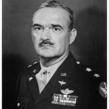 Portrait of man in military uniform