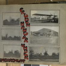 French Hangar Under Bombardment