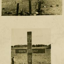 Two View of gravesite