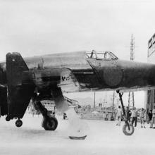 Aircraft on display at museum