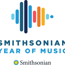 Smithsonian year of music logo