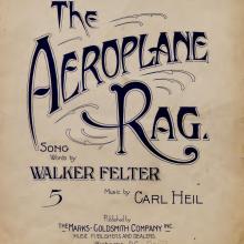 Sheet music cover. 