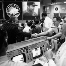 Gene Kranz in mission control