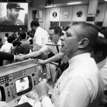 Gene Kranz in mission control