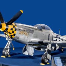 The P-51 Mustang became a long-range escort fighter for the U.S. Armed Forces against Nazi Germany.