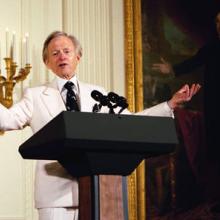 Author Tom Wolfe participates in the White House Salute to American Authors