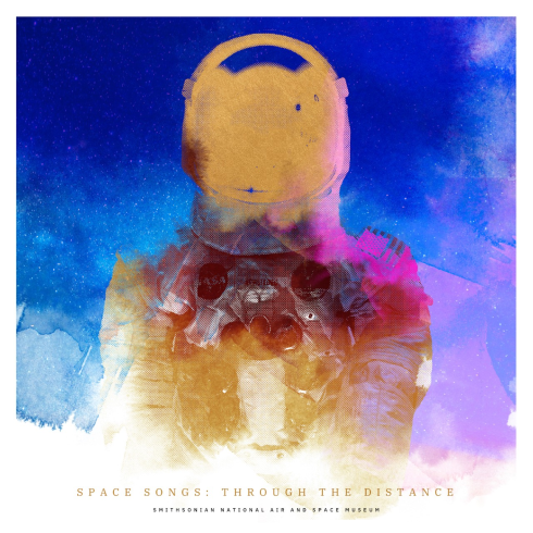 artistic spacesuit poster