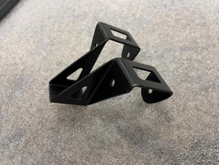 small black metal bracket