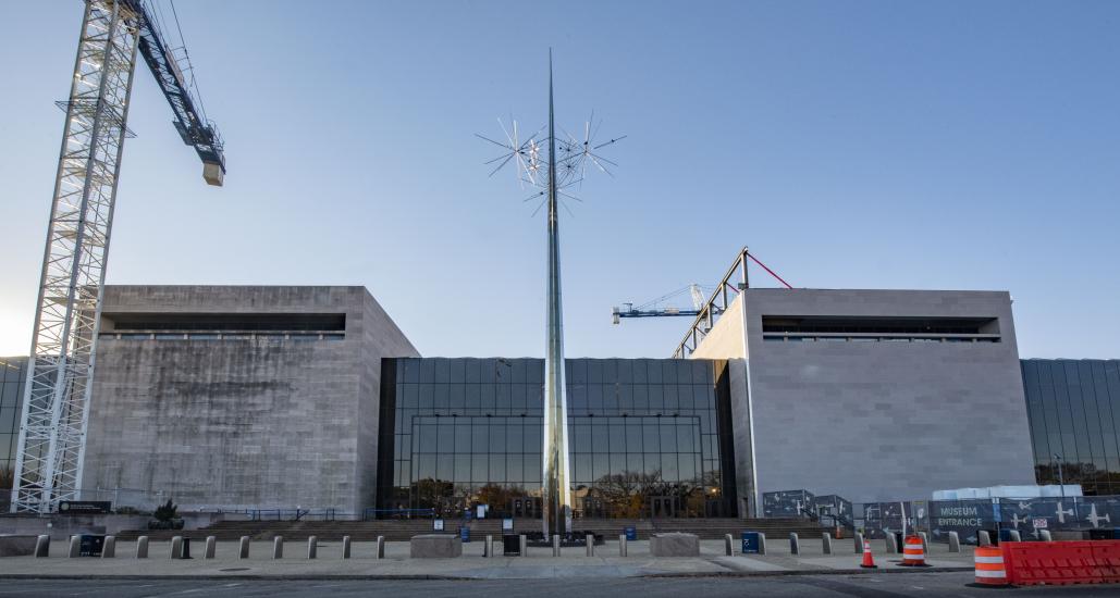 Exterior of National Air and Space Museum in Washington, DC