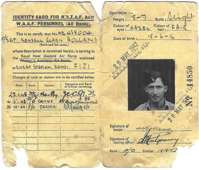 A worn document in sepia tone that displays an image of a man with a military hat and biographical information..