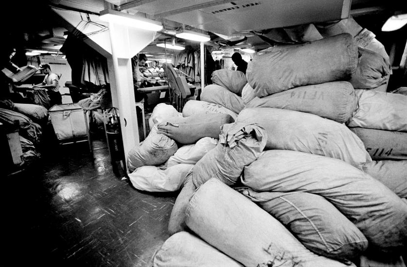 Laundry on ship