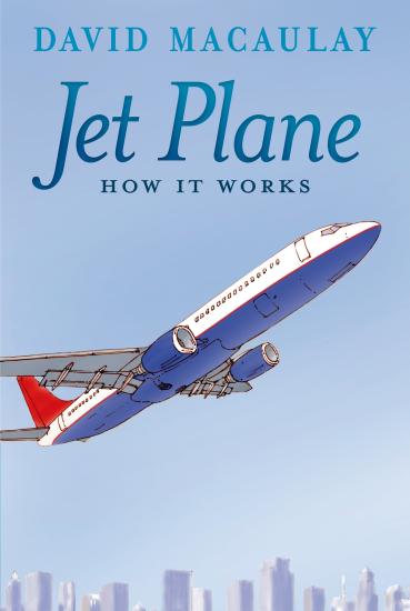 A book cover with a jet plane on it and the text "Jet Plane How It Works"