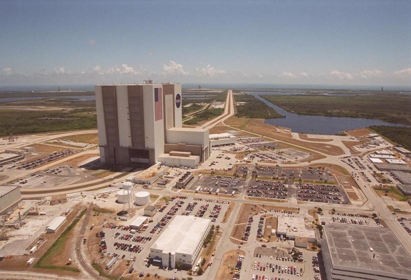 A launch center viewed from above.