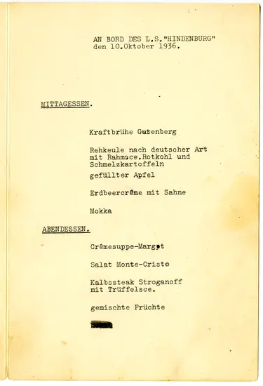A manilla page with German writing on it.