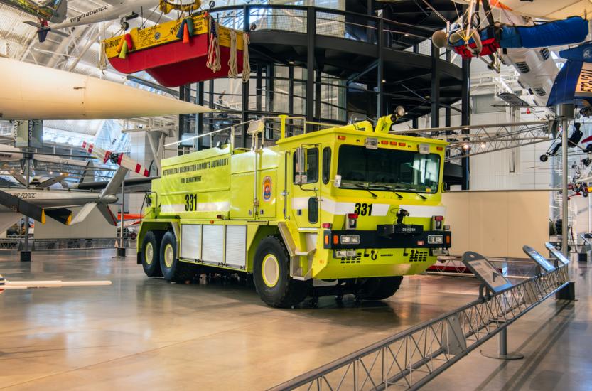 Foam 331 on display at the Udvar-Hazy Center in Chantilly, Virginia. 