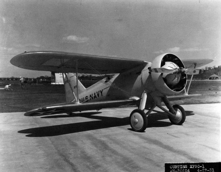 Sparrowhawk aircraft on the ground.