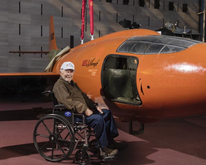 Chuck Yeager with Bell X-1