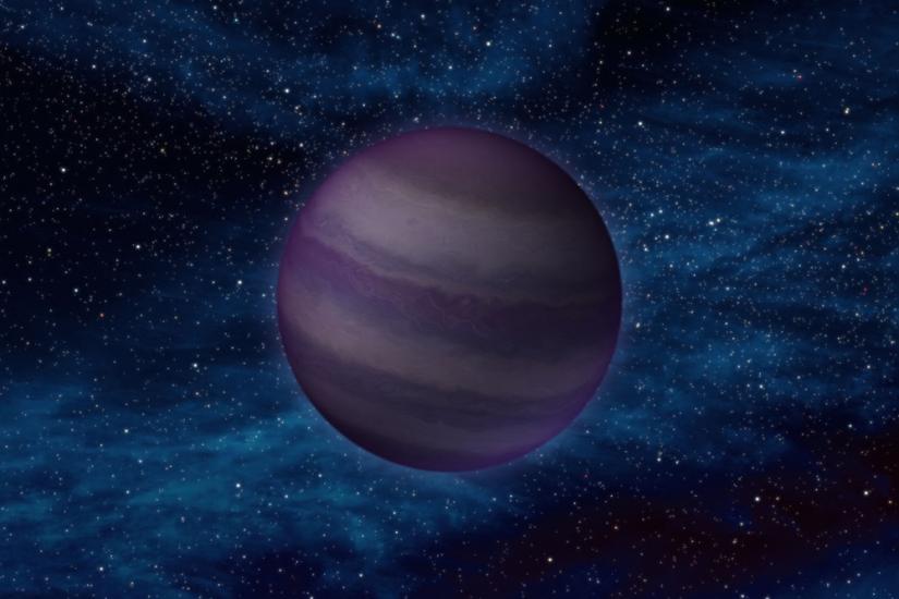 Artist rendering of a planet. 