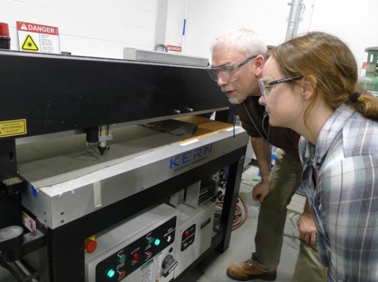 Conservators work on Flak-Bait