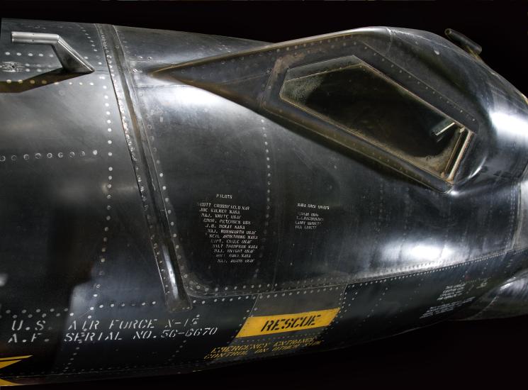 The X-15's distinctive, heat-resistant exterior