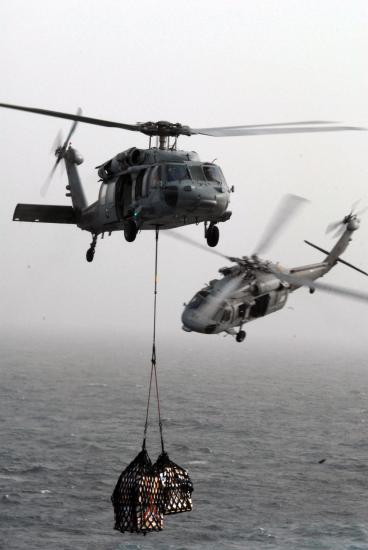 MH-60S Sea Hawk helicopters